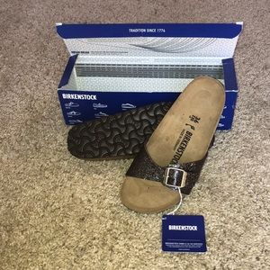 NWT Birkenstock Madrid Myra Espresso Size 6/36